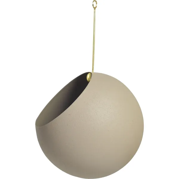 Globe Hængekrukke Ø21x32 cm Taupe