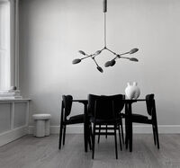 Drop Mini Lysekrone Oksidert