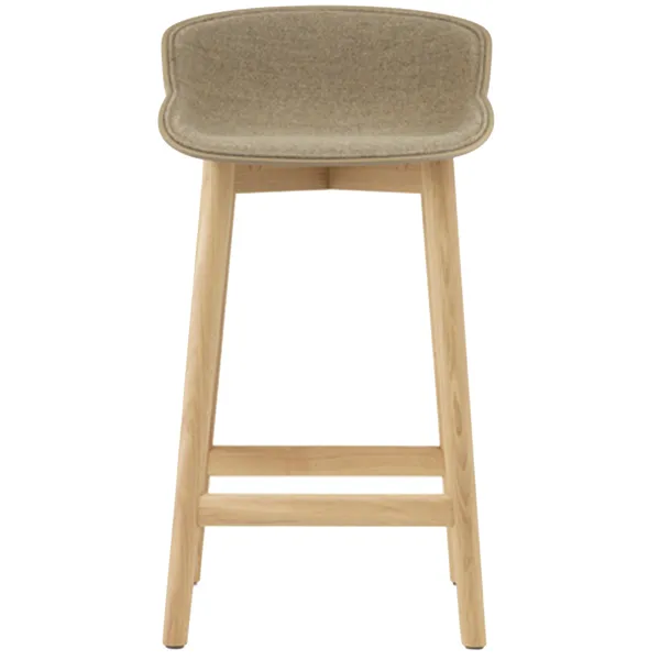 Hyg Barstol 65 cm Polstret Front Sand / Eik