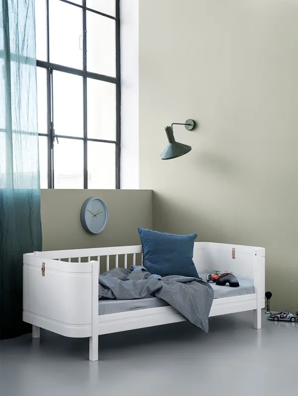 Wood Mini+ Cot Säng Inkl. Junior Kit Vit