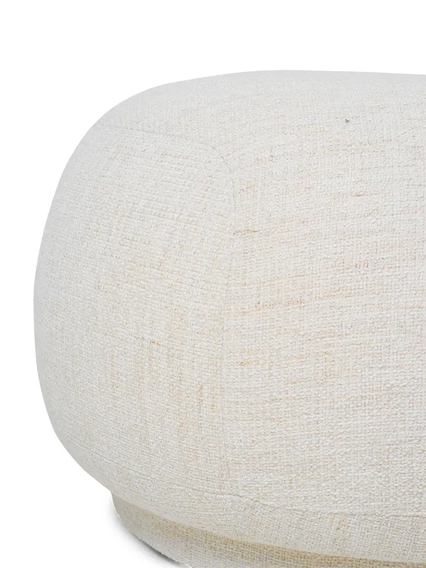 Rico Ottoman Boucle Puff Off-white