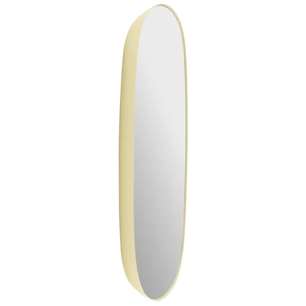 Framed Spejl 59 cm Lysegult / Klart