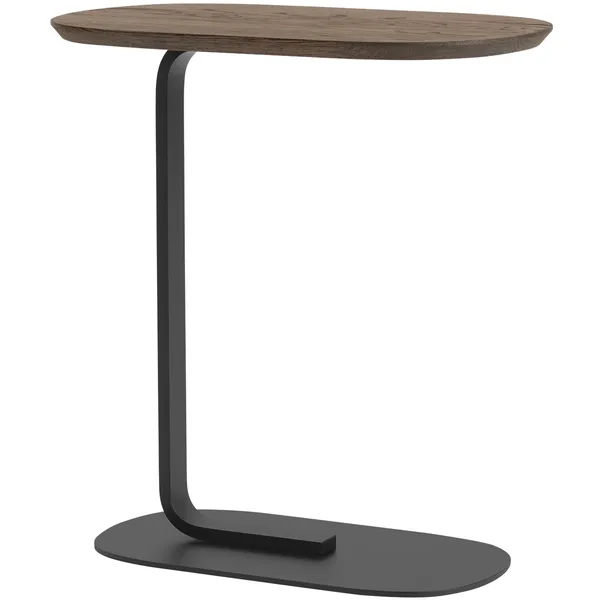 Relate Sidebord Massiv Røkt Eik / Sort