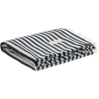Light Stripe Plaid 130x180 cm Midnatsblå
