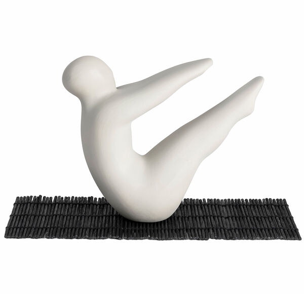 Yoga Veistos no 2 Vaaleanharmaa
