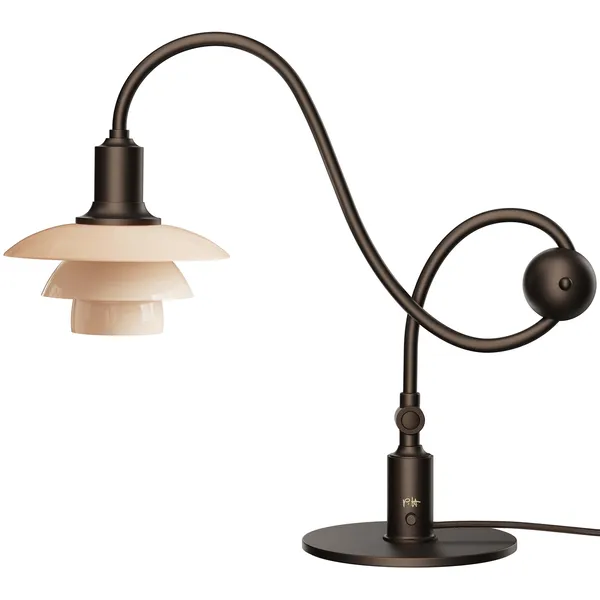 PH 1/1 Piano Bordlampe Dusty Terracotta