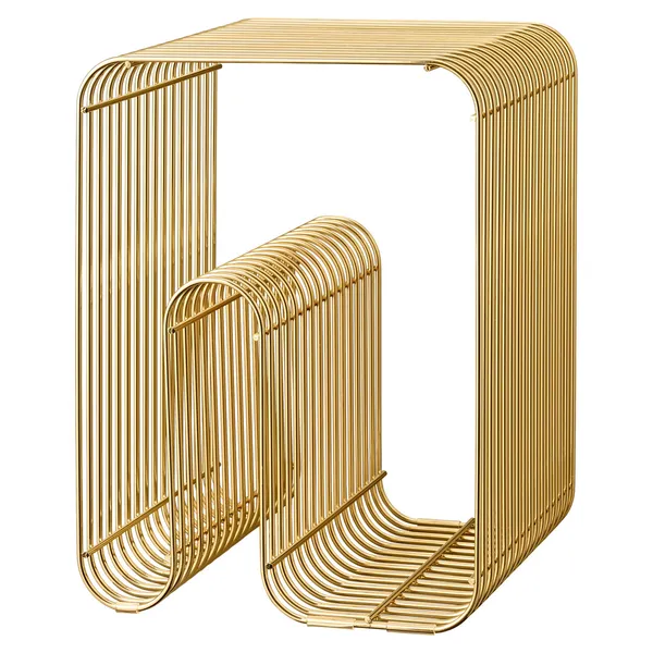 Curva Taburet Guld