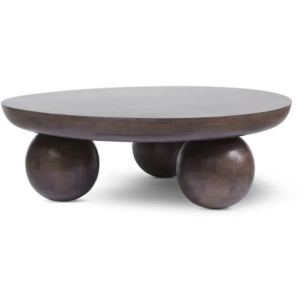 Mira Soffbord Ø90 cm Brun