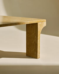 Doric Salongbord 80x80 cm Honey Amber