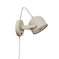 Svejk 13 Væglampe Beige/Messing