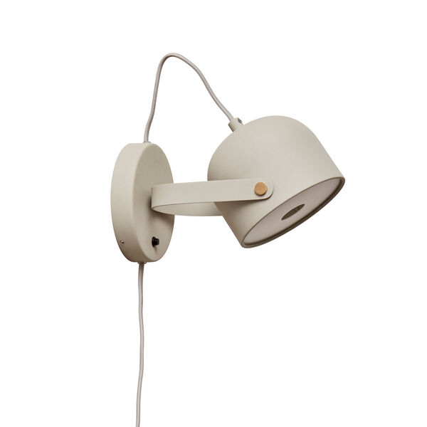 Svejk 13 Væglampe Beige/Messing