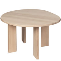 Tarn Spisebord Ø115 cm Hvidolieret Bøg