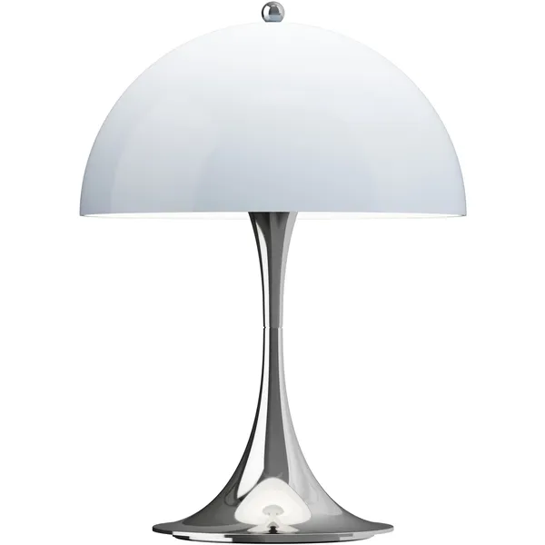 Panthella 250 Bordlampe Bærbar Krom / Opal Blue