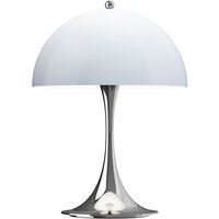 Panthella 250 Bordlampe Bærbar Krom / Opal Blue