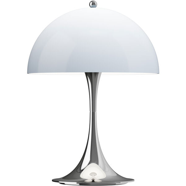 Panthella 250 Bordlampe Bærbar Krom / Opal Blue