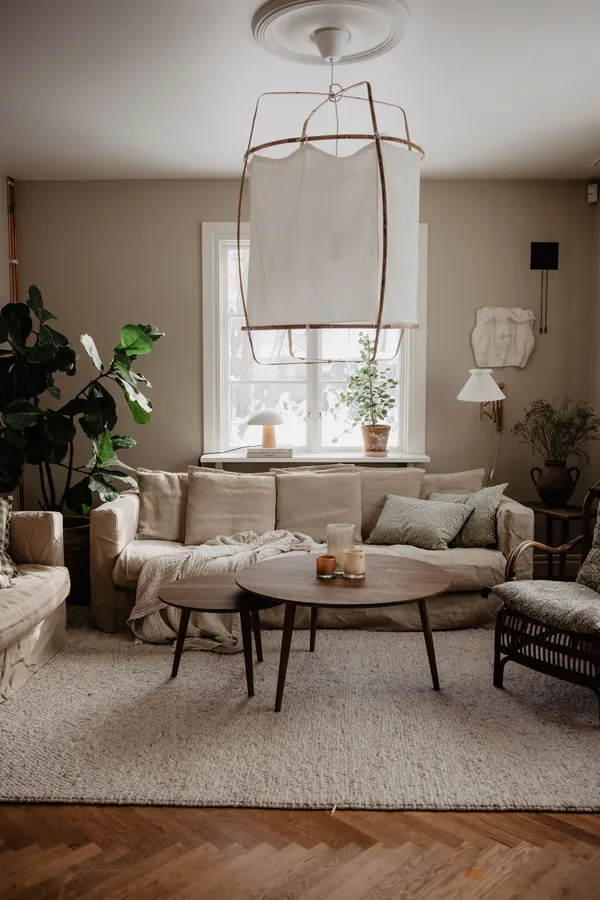 Verhoilu Le Grand Air Love Seat-sohvalle Pellava Savage Linen