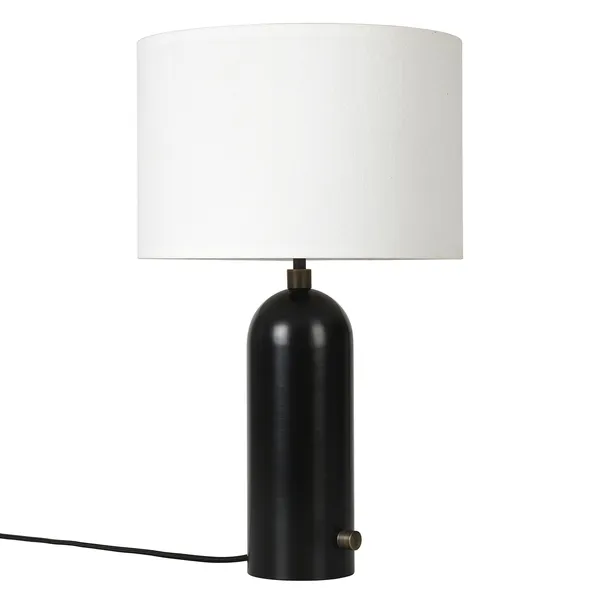 Gravity Bordslampa Liten Svart Stål / Vit