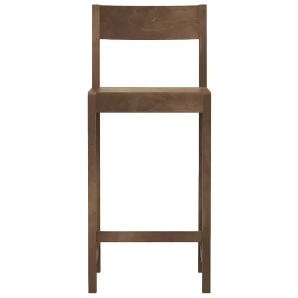 01 Barstol Mörkbrun