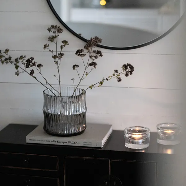 Optika Kynttilänjalka 6 cm Sininen