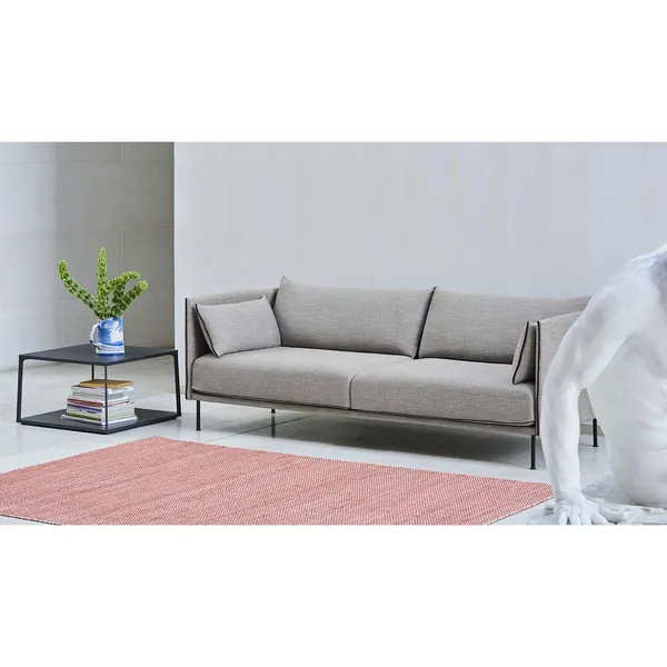 Silhouette 3-Sits Soffa Ruskin 33/Svart Passpoal/Stål