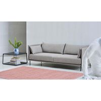 Silhouette 3-Sits Soffa Ruskin 33/Svart Passpoal/Stål