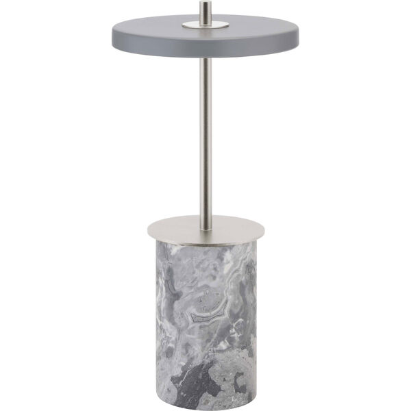 Asteria Move Mini Bordlampe Bærbar Grå Marmor / Stål