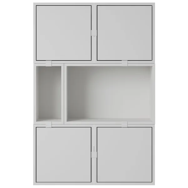 Stacked Configuration 4 Skænk Grå