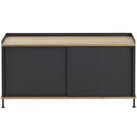 Enfold Skænk 45x124 cm Lakeret Eg / Antracitgrå