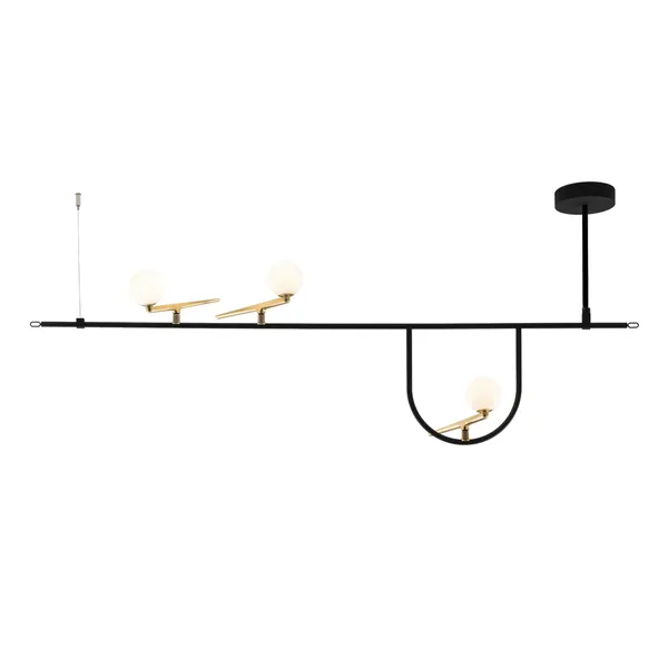 Yanzi SC1 Pendel Sort / Messing