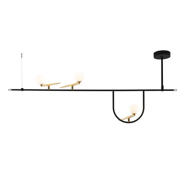 Yanzi SC1 Pendel Sort / Messing