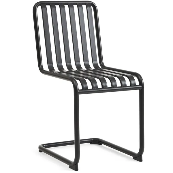 Palissade Cantilever Chair Anthracite powder coated steel