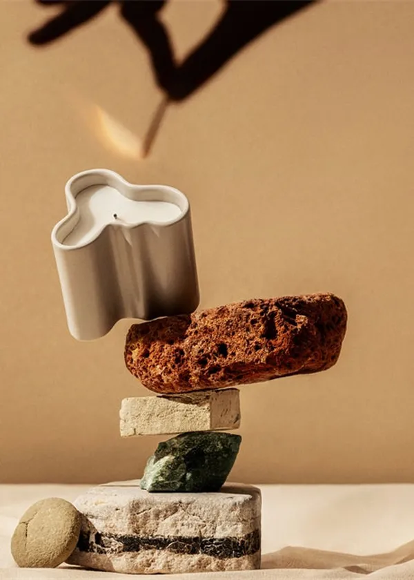 Alvar Aalto Duftlys 11 cm Sand