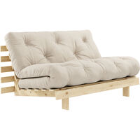 Roots 140 Sovesofa Med Madras Raw / Beige