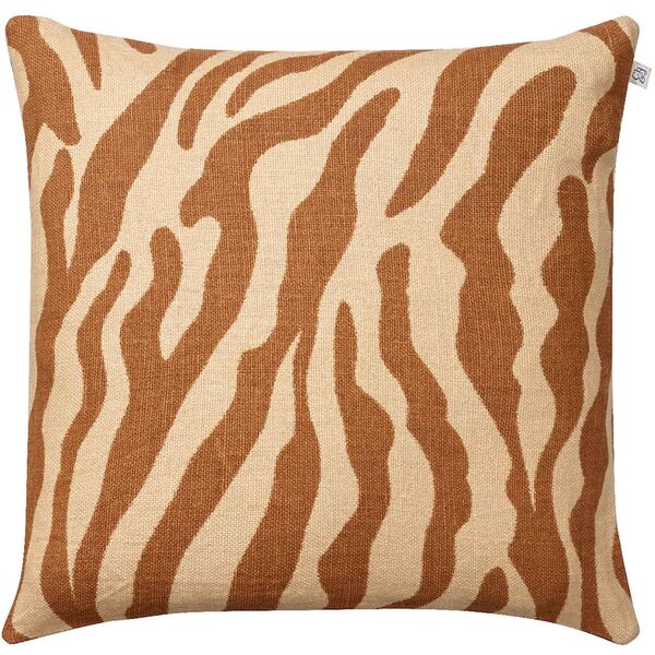 Zebra Cushion Cover 50x50 cm Taupe