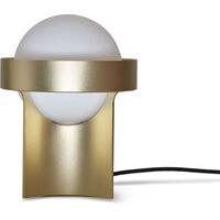 Loop Table Lamp with Sphere IV Dark Grey