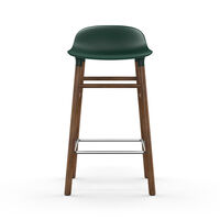 Form Barstol 65cm Grøn/Valnøddetræ