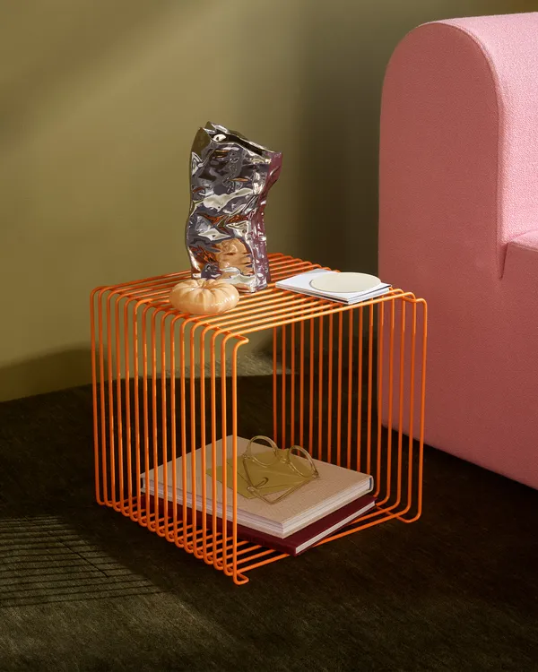 Panton Wire Hylla 34 cm Tangerine