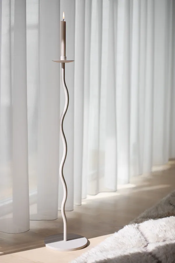 Curved Lysestake 75 cm Sand