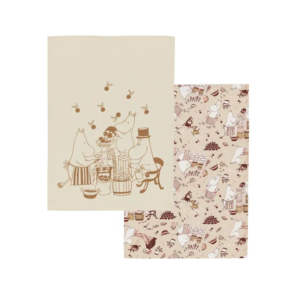Moomin Viskestykke 50x70 cm 2-pak Housekeeping