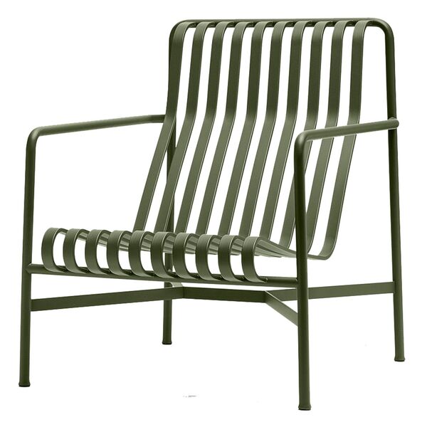 Palissade Loungestol Hög Olive