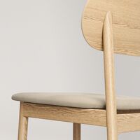 Elephant Tuoli Luonnollinen Tammi / Beige Sametti