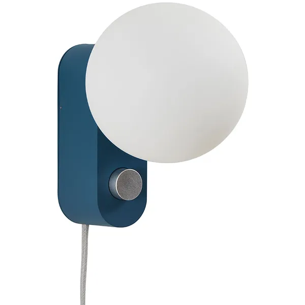 Alumina Table Lamp with Sphere IV Blue