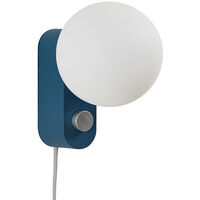 Alumina Table Lamp with Sphere IV Blue