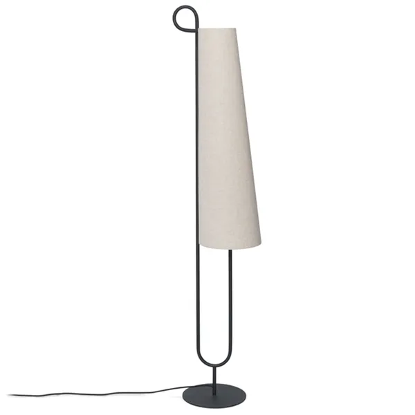 Ancora Gulvlampe Naturlig/Sort