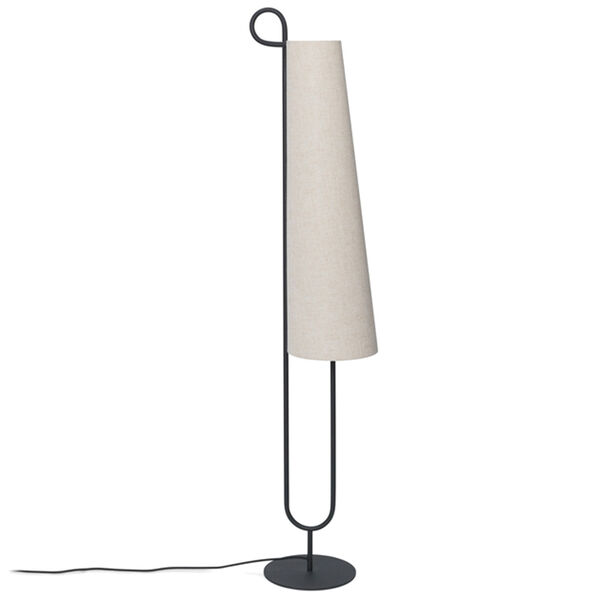 Ancora Gulvlampe Naturlig/Sort