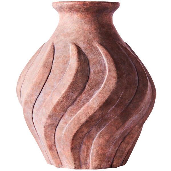 Swirl Vas Stor Brun