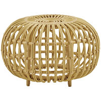 Ottoman Fotpall Outdoor Natur Ø55