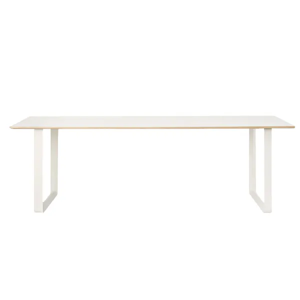 70/70 Bord 108x255 cm Egefiner / Hvidt