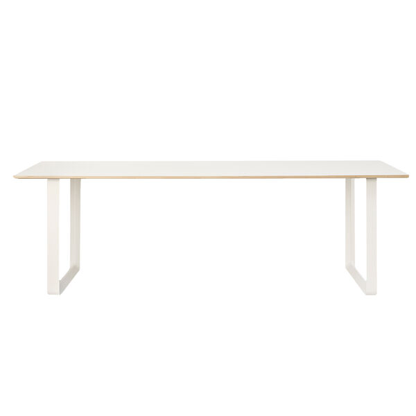 70/70 Bord 108x255 cm Egefiner / Hvidt