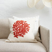 Coral Kuddfodral 50x50 cm Orange